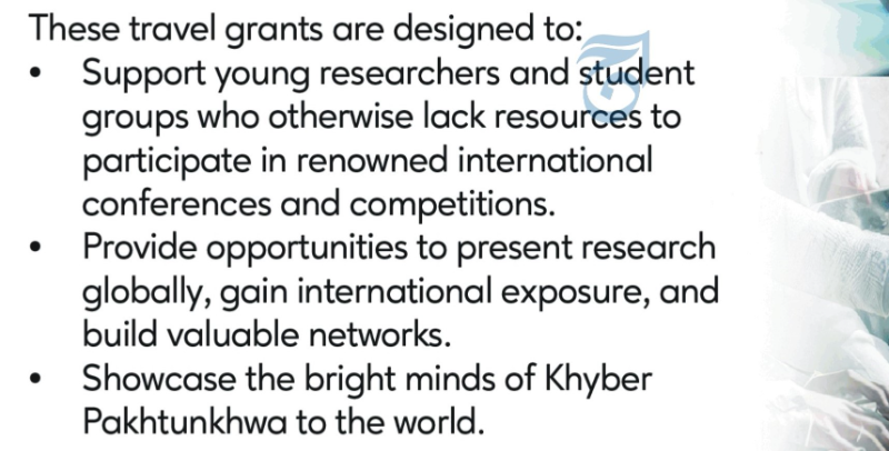 Online Apply Last date : 15th May 2026. For online apply: https://dost.kp.gov.pk/travel-grants-for-science-programme/