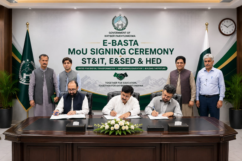 E-BASTA MOU Signning Ceremenoy  with: ST&IT, E&SED, & HED