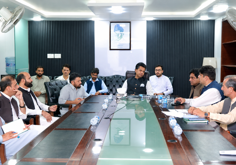 Mr.Shafi Ullah Jan Minister for Science Technology and Information Technology, chaired a briefing on the ongoing projects, key initiatives, and overall performance of the ST&IT Department,KPITB and D.O.S.T